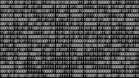 The Matrix style binary code.Seamless loop.future tech background.4k Stock Footage 88651114