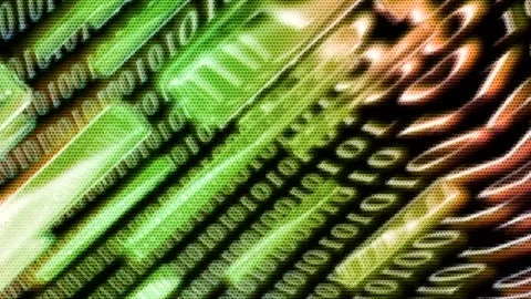Matrix style randomly generated words letters numbers fonts characters symbols Stock Footage 270015664