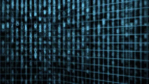 Matrix style randomly generated words letters numbers fonts characters symbols Stock Footage 270017157