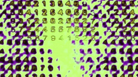 Matrix style randomly generated words letters numbers fonts characters symbols Stock Footage 270017272