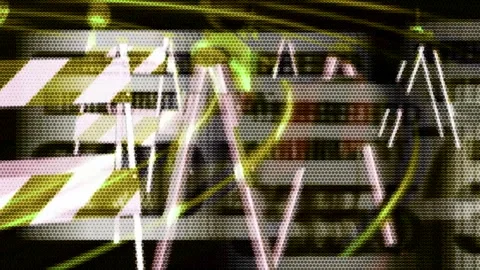 Matrix style randomly generated words letters numbers fonts characters symbols Stock Footage 270018350