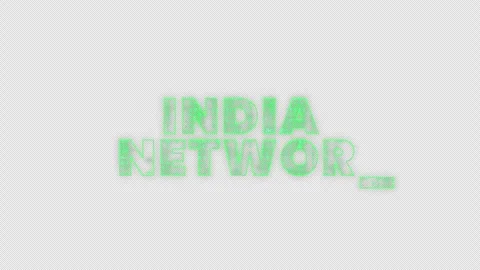 Matrix Style Typing Effect India Network Transparent Stock Footage 319127382