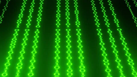 Matrix technology background. Cyber security with binary code. Stock-Footage 194122497