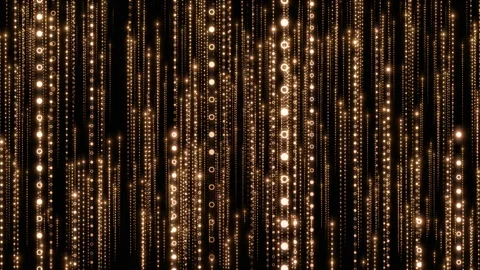Matrix text rain dot aa-up loop 1 Stock Footage 309710434