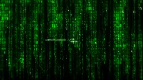 Matrix Titles Text Slideshow for AE After Effects stock