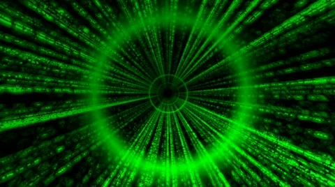 Matrix Tube Straight Loop 스톡 동영상 93822