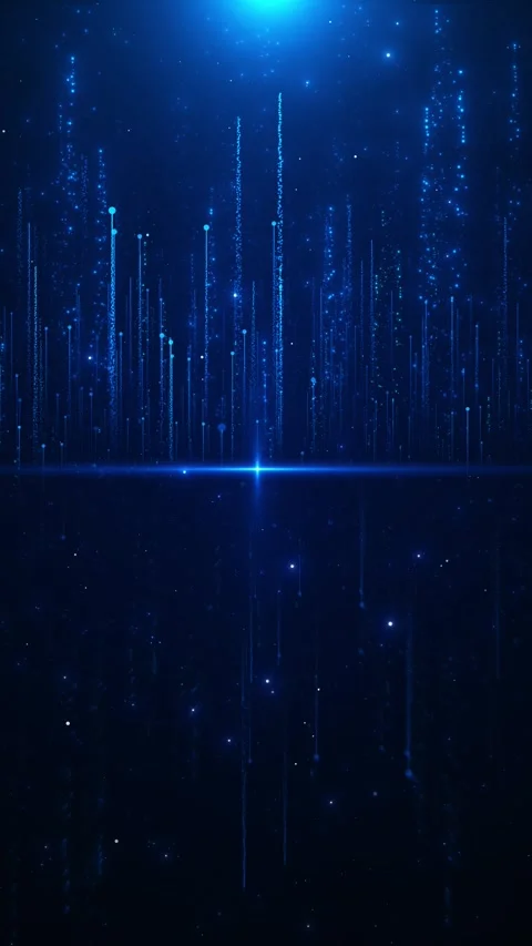 Matrix Virtual Virtual Data Flow futuristic style High-tech backdrop binary Stock Footage 312452574