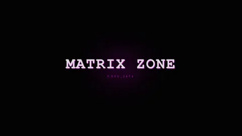 Matrix Zone Digital Glitch Effect with Futuristic Sci-Fi Text and Code Back.. Stock Footage 331568530