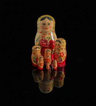 Matryoshika Dolls Stock Photos