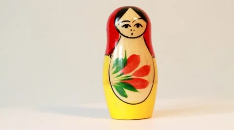 Matryoshka babushka Stock Footage 21261354