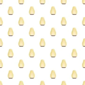 Matryoshka doll blank pattern seamless background Stock Illustration