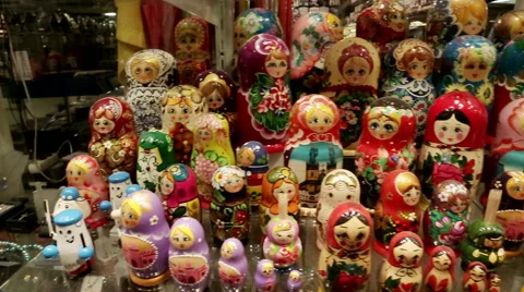 Matryoshka dolls 1 Stock Footage 53565310