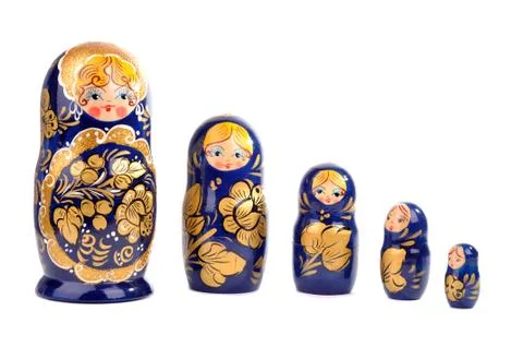 Matryoshka dolls Stock Photos