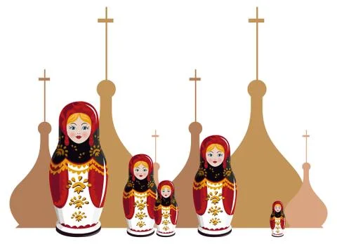 Matryoshka Stock Illustration