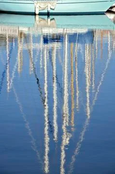 Mats reflections in water Stock Photos