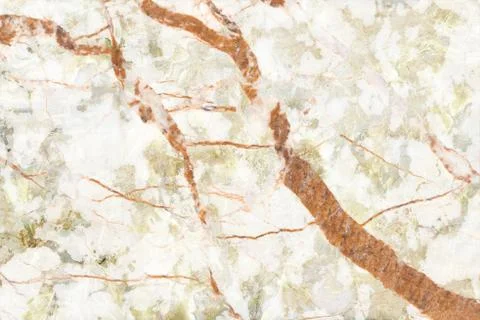Matt off white, rough stone surface, texture with dark redish,and golden vein Stock Illustration