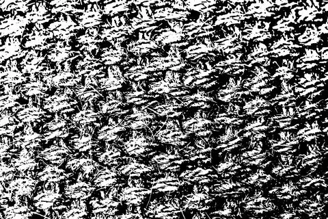 Matt wicker vector texture with clear weave, black and white textured effect  Stock Illustration