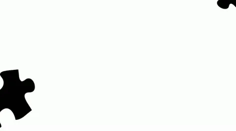 Matte, background puzzle effect, multiple puzzle. Vídeos de archivo 12468360