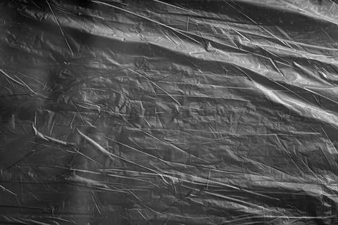 Matte Dark Plastic Fold Texture Stock Photos