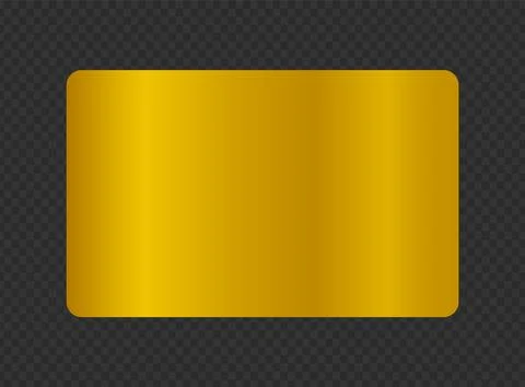 Matte Gold Rectangle Board Graphic Stock Illustration