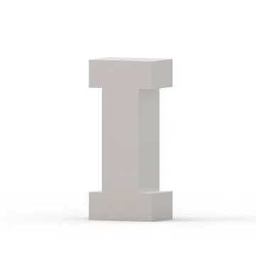 Matte grey font I Stock Illustration