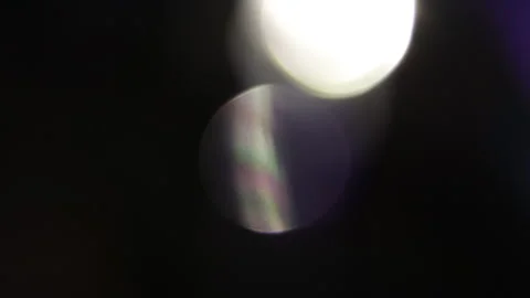 Matte light leaks and white sparkling bokeh 스톡 동영상 309478985