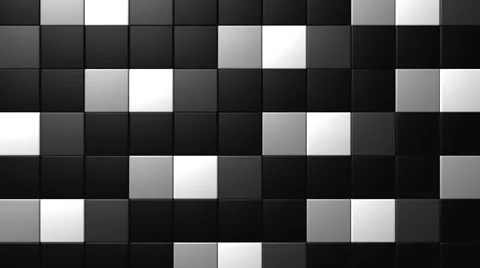 Matte Squares Pattern VJ Loop 19 Stock Footage 40207277