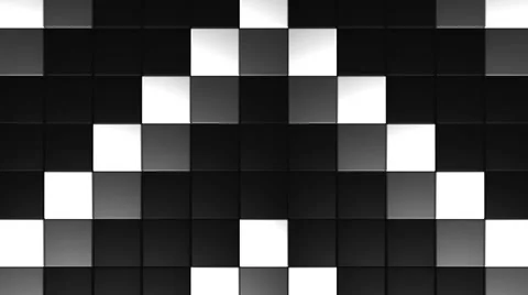 Matte Squares Pattern VJ Loop 18 Video stock 40207315