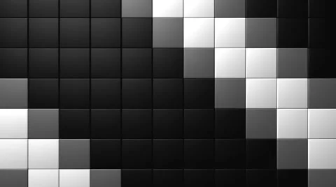Matte Squares Pattern VJ Loop 9 Stock Footage 40208792