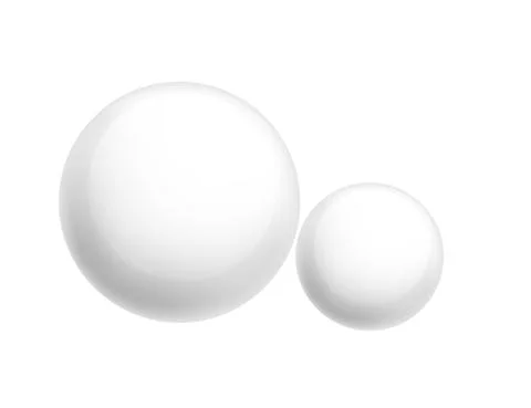 Matte white sphere geometry figure for teaching in school vector illustration on Stock Illustration