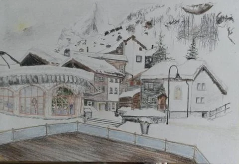 Matterhorn Stock Illustration