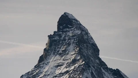 Matterhorn mountain time lapse Stock Footage 100873007