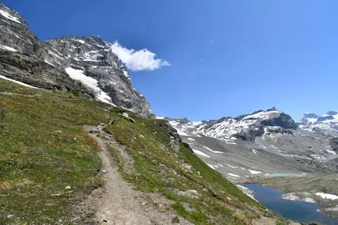 The Matterhorn. Stock Photos