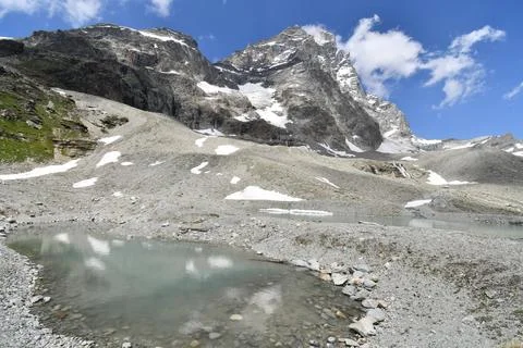 The Matterhorn. Stock Photos