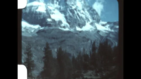 The Matterhorn Reflection 1957 Stock Footage 290932882