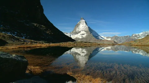 Matterhorn, Switzerland Stock Footage