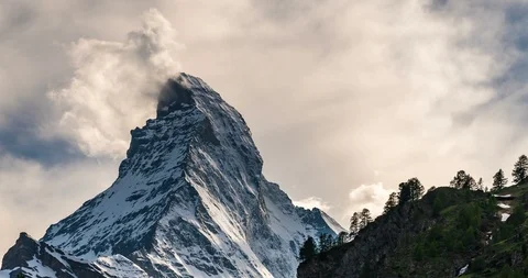 Matterhorn Time-lapse Stock Footage 93600512