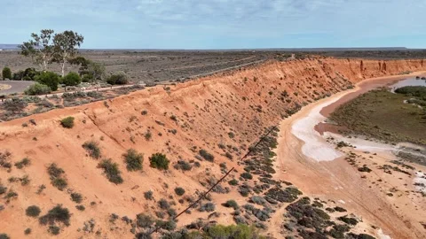 Matthew Flinders Red Cliff Lookout in Port Augusta, South Australia Stock Footage 337005103