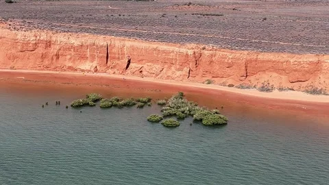 Matthew Flinders Red Cliff Lookout in Port Augusta, South Australia Stock Footage 337005135