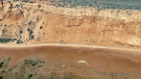 Matthew Flinders Red Cliff Lookout in Port Augusta, South Australia Stock Footage 337005396