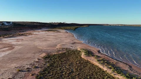 Matthew Flinders Red Cliff Lookout in Port Augusta, South Australia Stock Footage 337005513