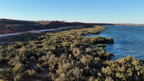 Matthew Flinders Red Cliff Lookout in Port Augusta, South Australia Stock Footage 337005543