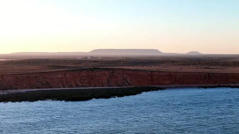 Matthew Flinders Red Cliff Lookout in Port Augusta, South Australia Stock Footage 337005608