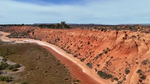 Matthew Flinders Red Cliff Lookout in Port Augusta, South Australia Stock Footage 337005678