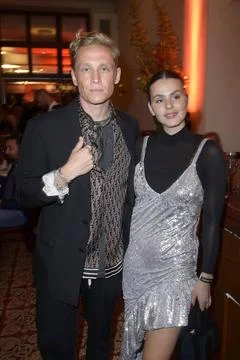  Matthias Schweighöfer und Ruby O. Fee beim Berlin Fashion Week Opening &amp; .. Stock Photos