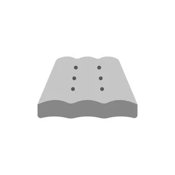 Mattress bedroom icon vector basic design Stock Illustration