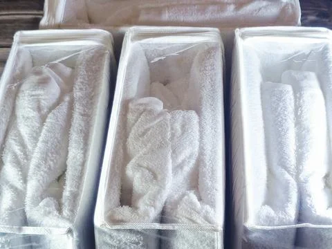 Mattress covers, and protector, removable bedding layer that encases or sit.. Stock Photos