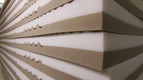 Mattress foam stacked Видео 77044902