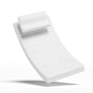 Mattress with a pillow Иллюстрация