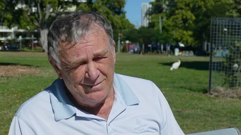 Mature Age Depressed Man Stock Footage 77157953